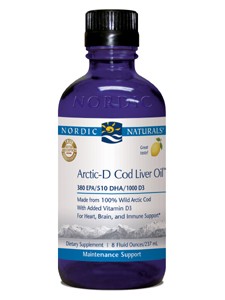 Arctic-D Cod Liver Oil with Vitamin D 8 oz (by Nordic Naturals)
