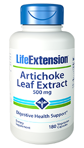 500 mg 180 Veggie Caps Artichoke Leaf Extract Life Extension 