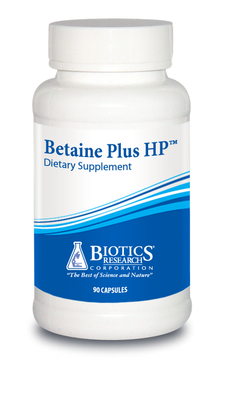 Betaine Plus HP (Biotics Research) 90 capsules