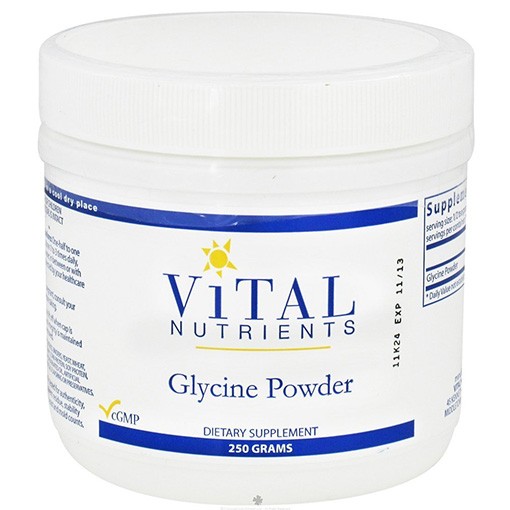 Glycine Powder 250 grams (by Vital Nutrients )