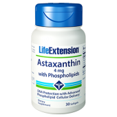 Astaxanthin with Phospholipids 30 caps (by Life Extension).