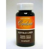 Buffalo Liver (Carlson Labs) 60 caps