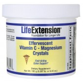 Effervescent Vitamin C-Magnesium Crystals 180 grams (by Life Extension)