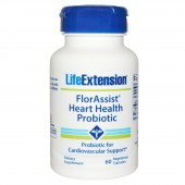 FlorAssist Heart Health Probiotic 60 vegetarian capsules (by Life Extension)