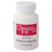 Ginkgo Biloba (Cardiovascular Research) 60 capsules 