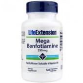 Mega Benfotiamine 120 capsules (by Life Extension) 
