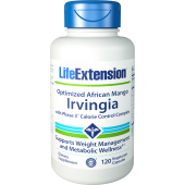 Optimized Irvingia with Phase 3 Calorie Control Complex  120 capsules (by Life Extension)