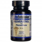 Resveratrol with Pterostilbene  60 capsules (by Life Extension) 