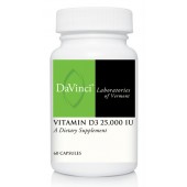Vitamin D3 25,000 IU  60 capsules (by DaVinci Labs )